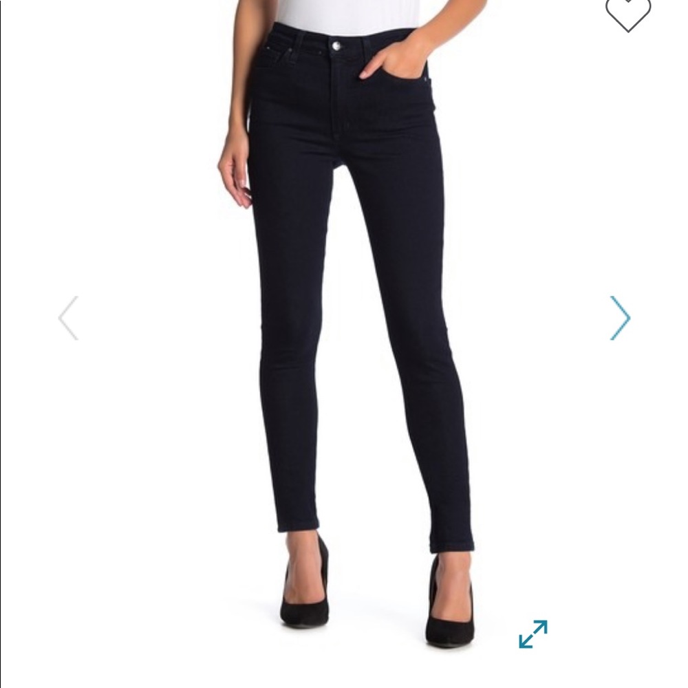Joe’s Flawless High Rise Skinny Ankle Jean Black